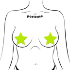 Star Pasties Glow in the Dark Star - Yellow