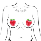 Strawberry: Sparkly Red & Juicy Berry Nipple Pasties