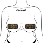 Pound Town Pasties: One-Way Ticket to Pound Town Gold Glitter