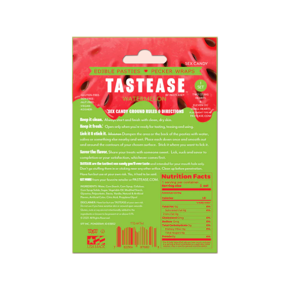 Tastease: Edible Pasties - Watermelon