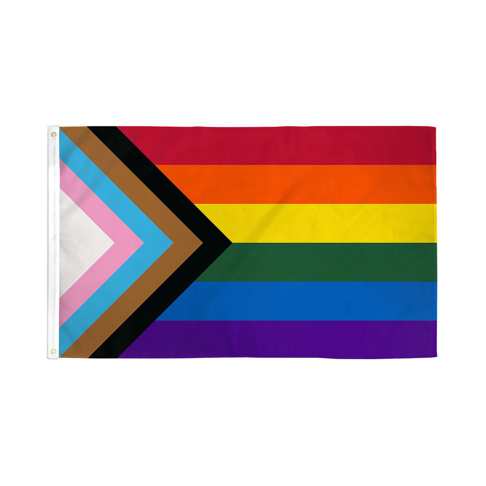 Progress Pride Flag 2' x 3' Polyester