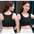 Gender Fluid Chest Binder Black- 2XLarge