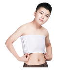 GF Strapless Chest Binder - White 3XL