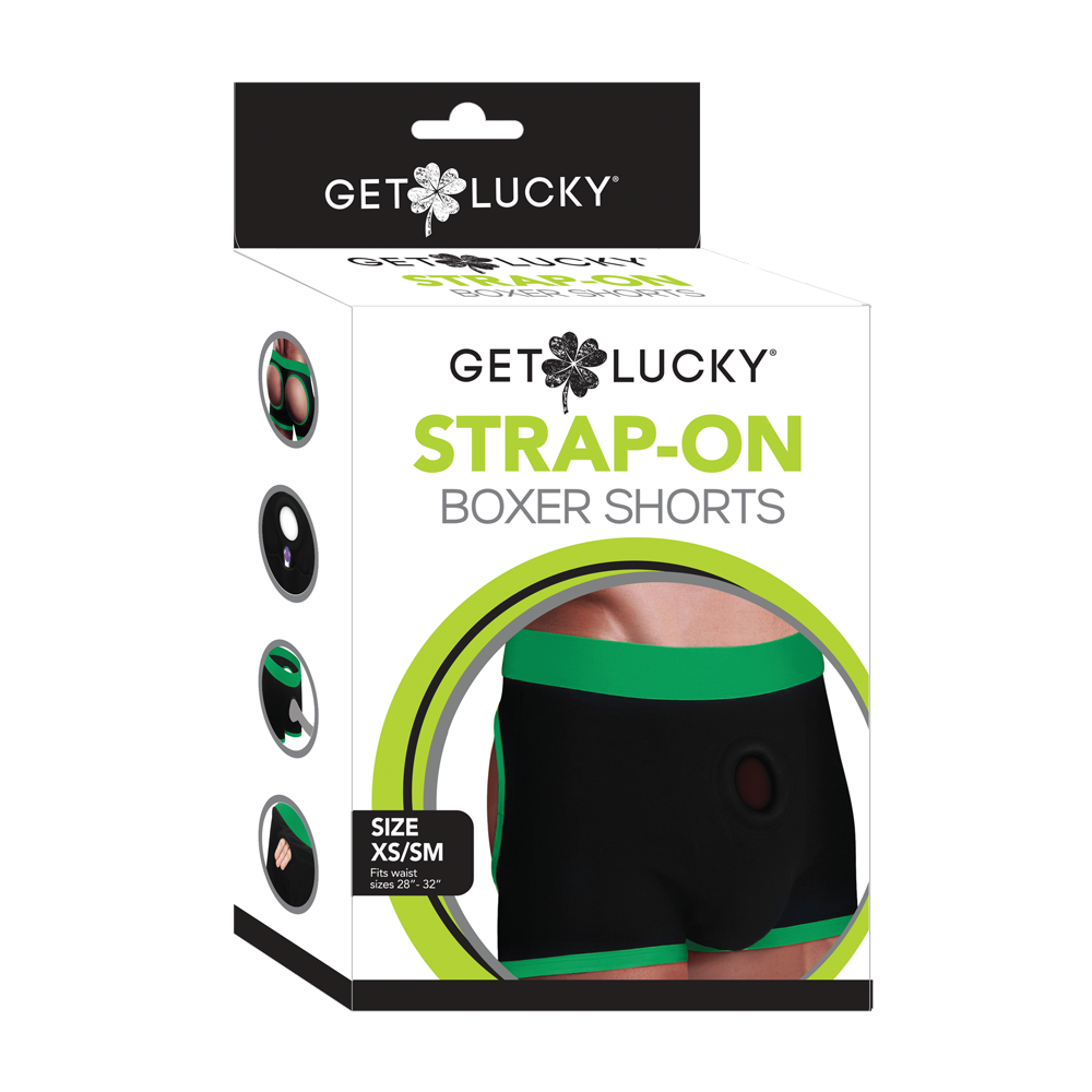Get Lucky Strap-On Boxer Shorts - XS/S *