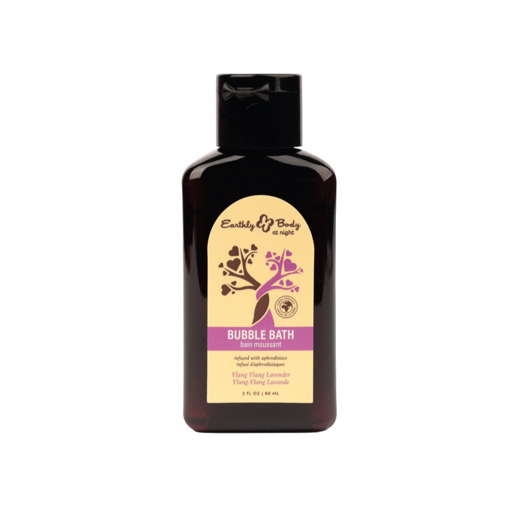 Hemp Seed at Night Bubble Bath Aphrodisiac Collection Ylang Ylang Lavender 2oz / 60ml