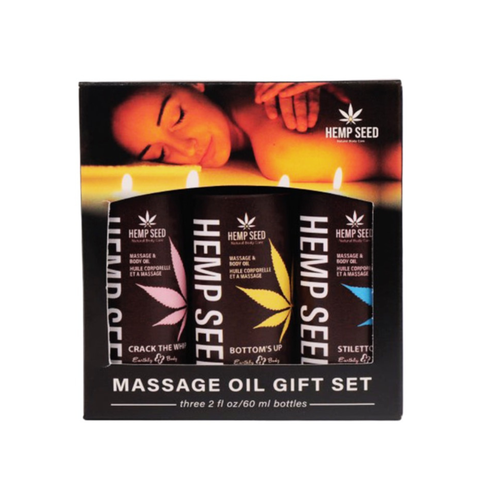 HempSeed Valentine BDSM Massage Oil Set