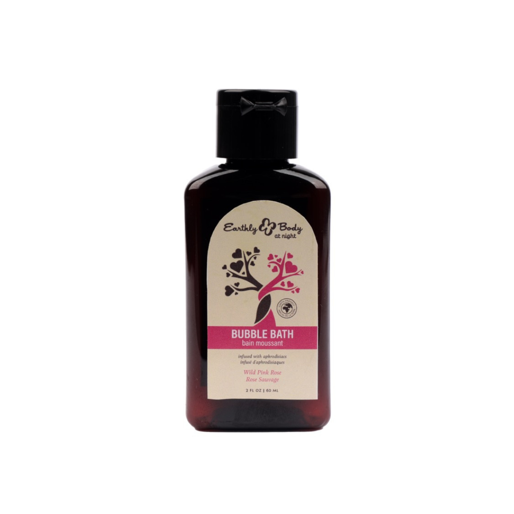 Hemp Seed at Night Bubble Bath Aphrodisiac Collection Wild Pink Rose 2oz / 60ml