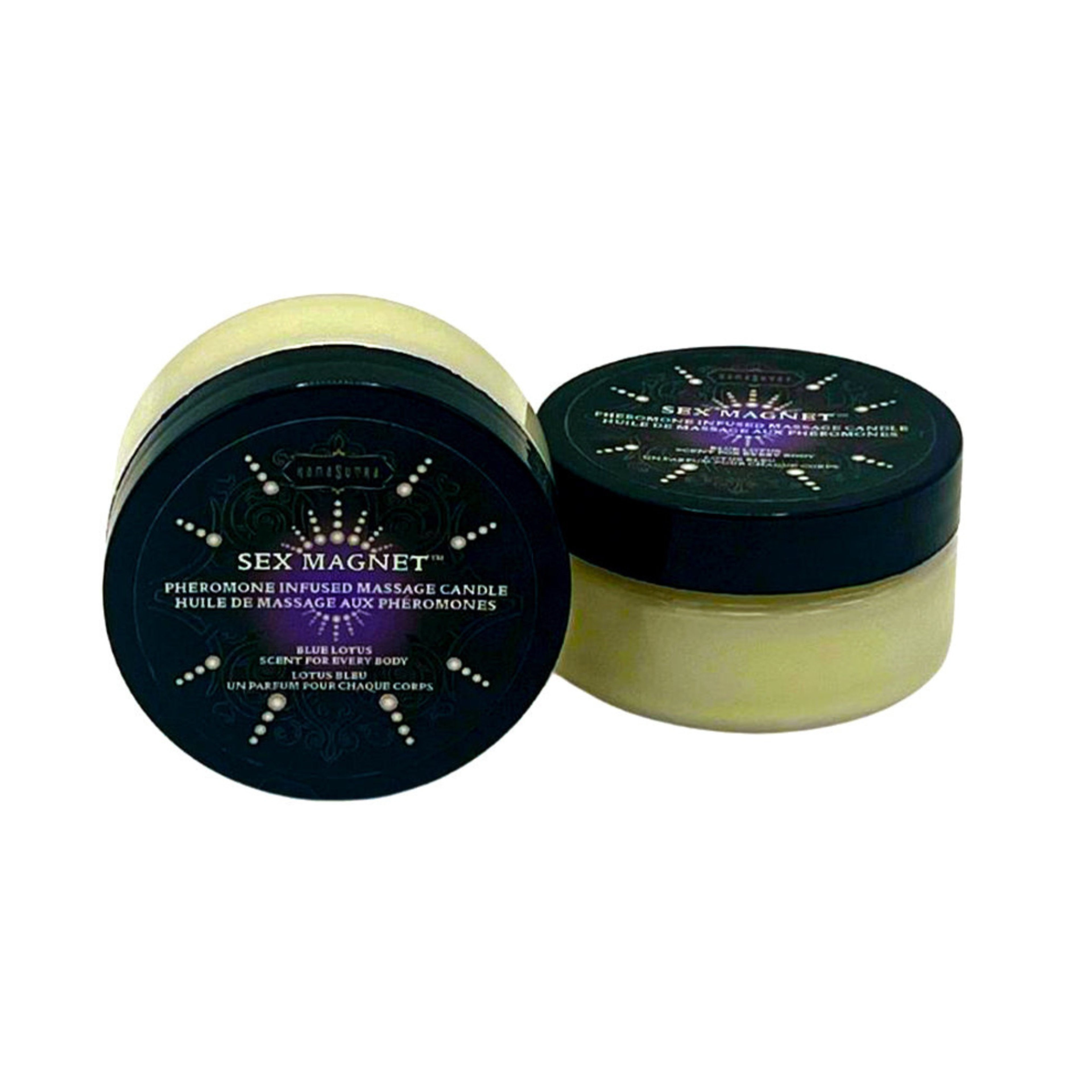 Kama Sutra Sex Magnet Pheromone - Blue Lotus Massage Candle 1.7Oz