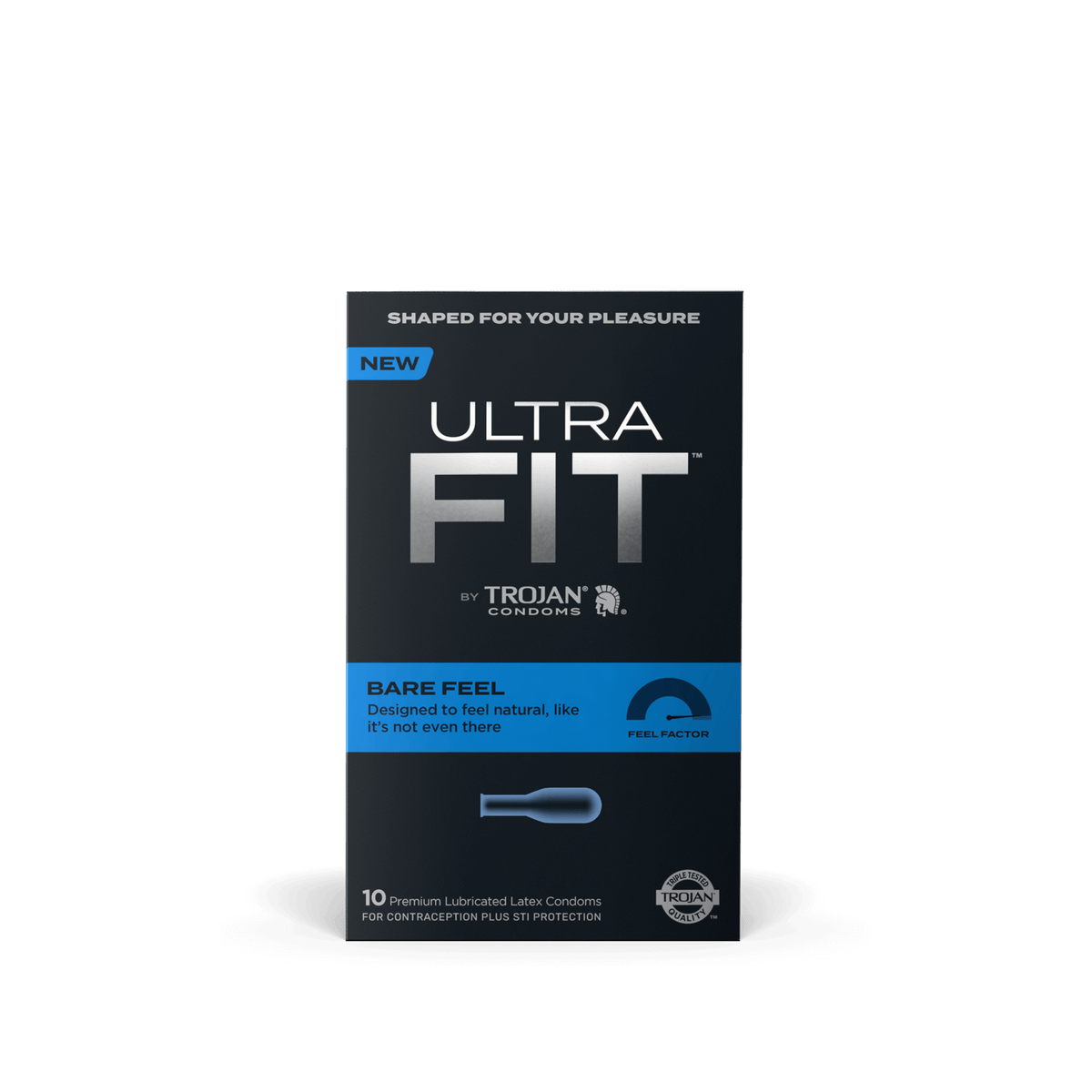 Trojan UltraFit Bare Feel Condoms - 10ct