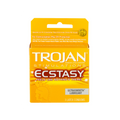 Trojan Ultra Ribbed Ecstacy Condoms 3 pk
