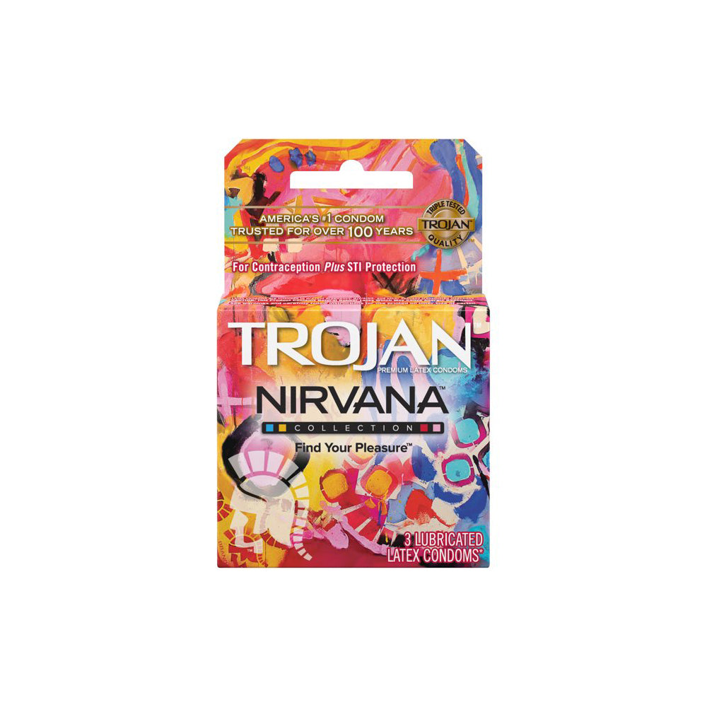 Trojan Nirvana Condoms - 3 pk
