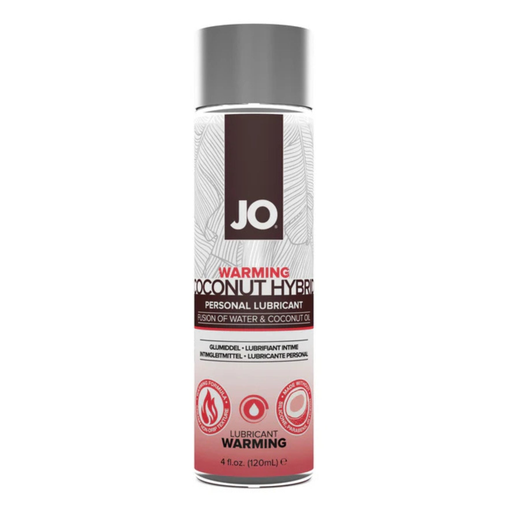 Jo Lubricants Jo Coconut Hybrid - Warming - Lubricant 4 Floz / 120 Ml