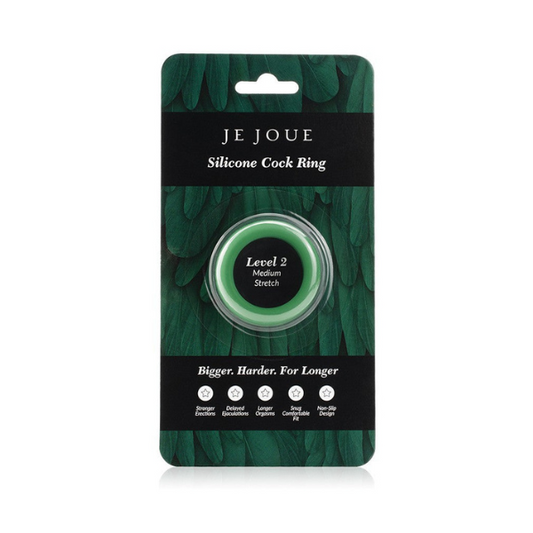 Green Silicone C-Ring - Medium Stretch
