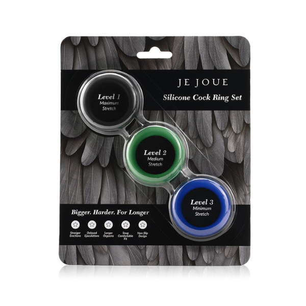 3 Pack Silicone C-rings