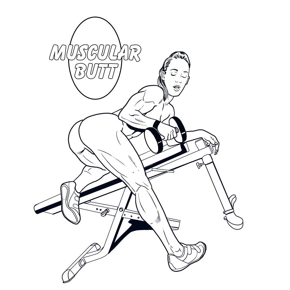 Sexy Butts Adult Colouring Book *