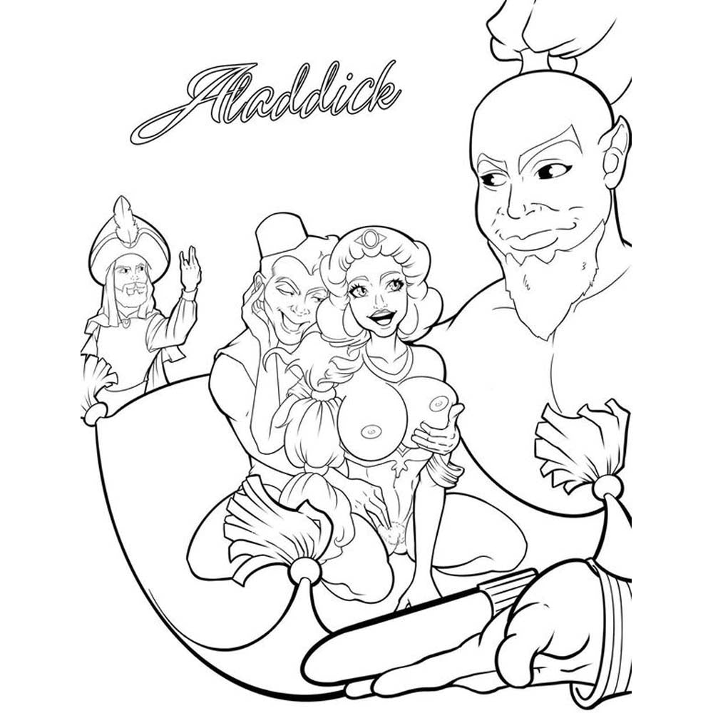 Porn Parody Colouring Book