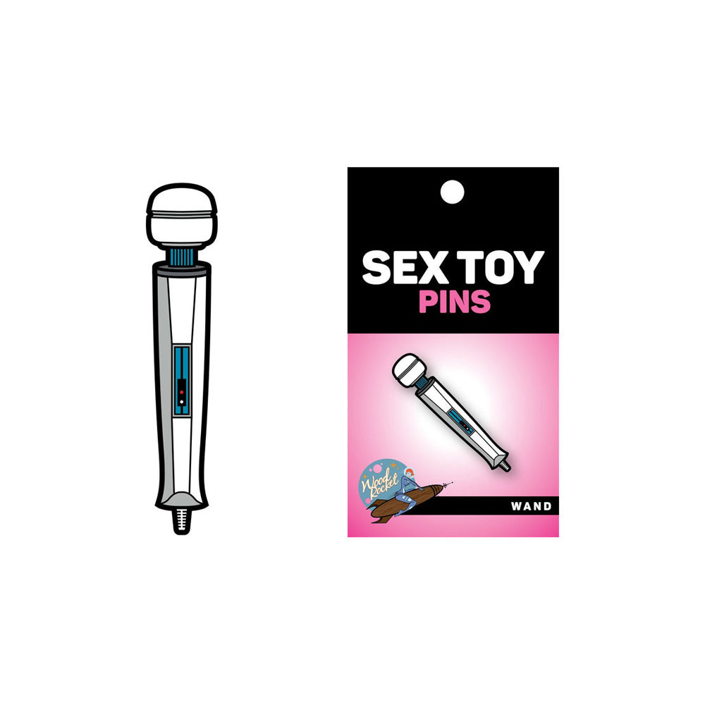 Enamel Pin: Wand Massager *