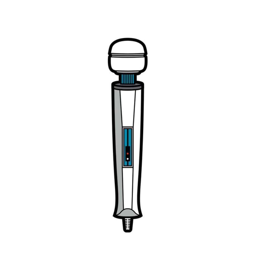 Enamel Pin: Wand Massager *