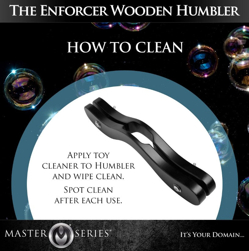 The Enforcer Black Wooden Humbler