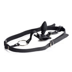 Cock Ring Harness w/ Silicone Anal Plug