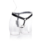Cock Ring Harness w/ Silicone Anal Plug