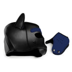 Spike Neoprene Puppy Hood - Blue