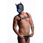 Spike Neoprene Puppy Hood - Blue