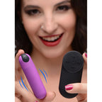 21X Vibrating Bullet w/ R/C - Purple
