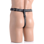 Male Chastity Harness Silicone Anal Plug