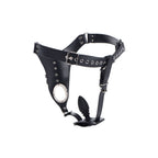 Male Chastity Harness Silicone Anal Plug