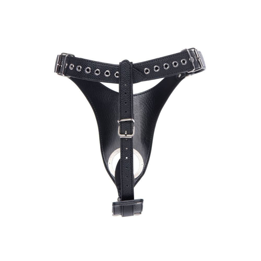 Male Chastity Harness Silicone Anal Plug