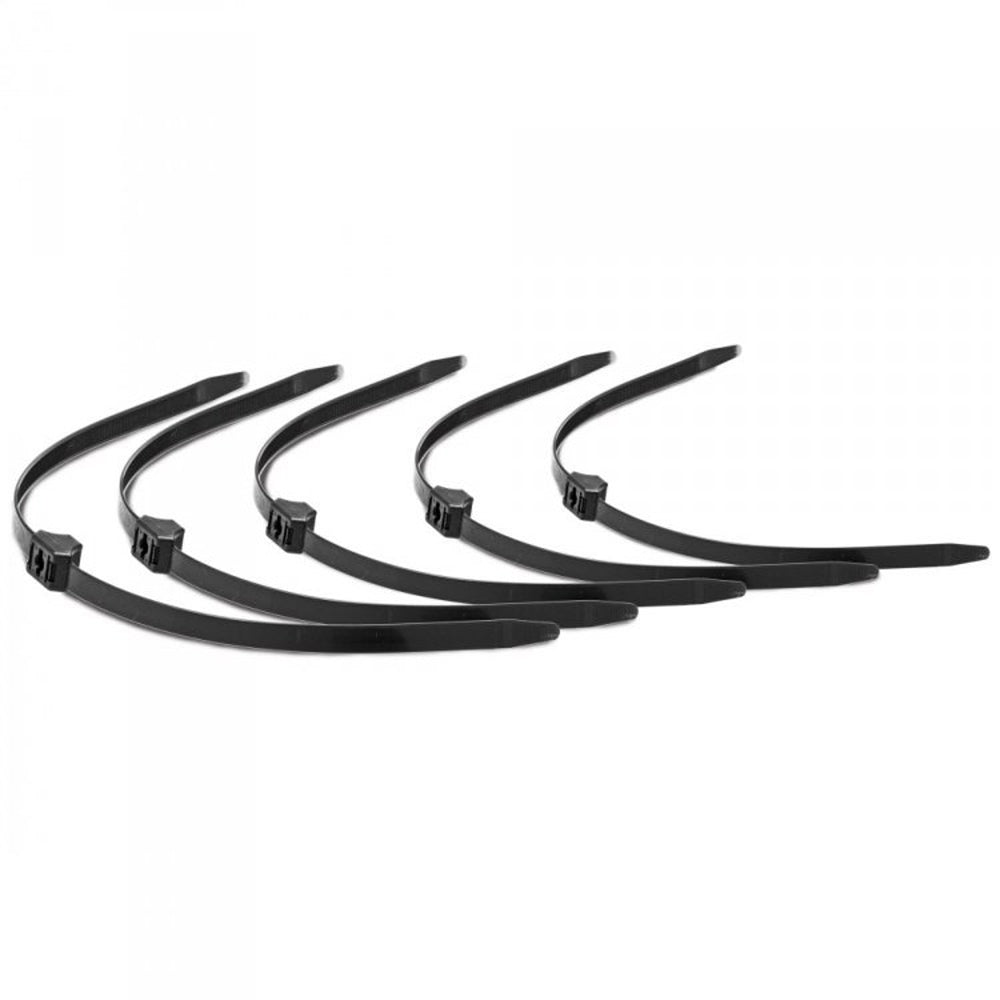Misbehaved Blck ZipTie Police Cuffs 5pc*