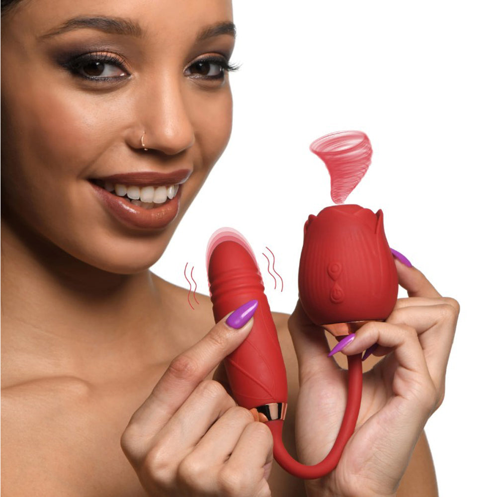 Romping Rose 10X Suction Rose & Thrustin