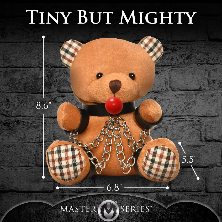 Gagged Bondage Teddy Bear Plush