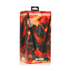 Fire Demon Monster Silicone Dildo