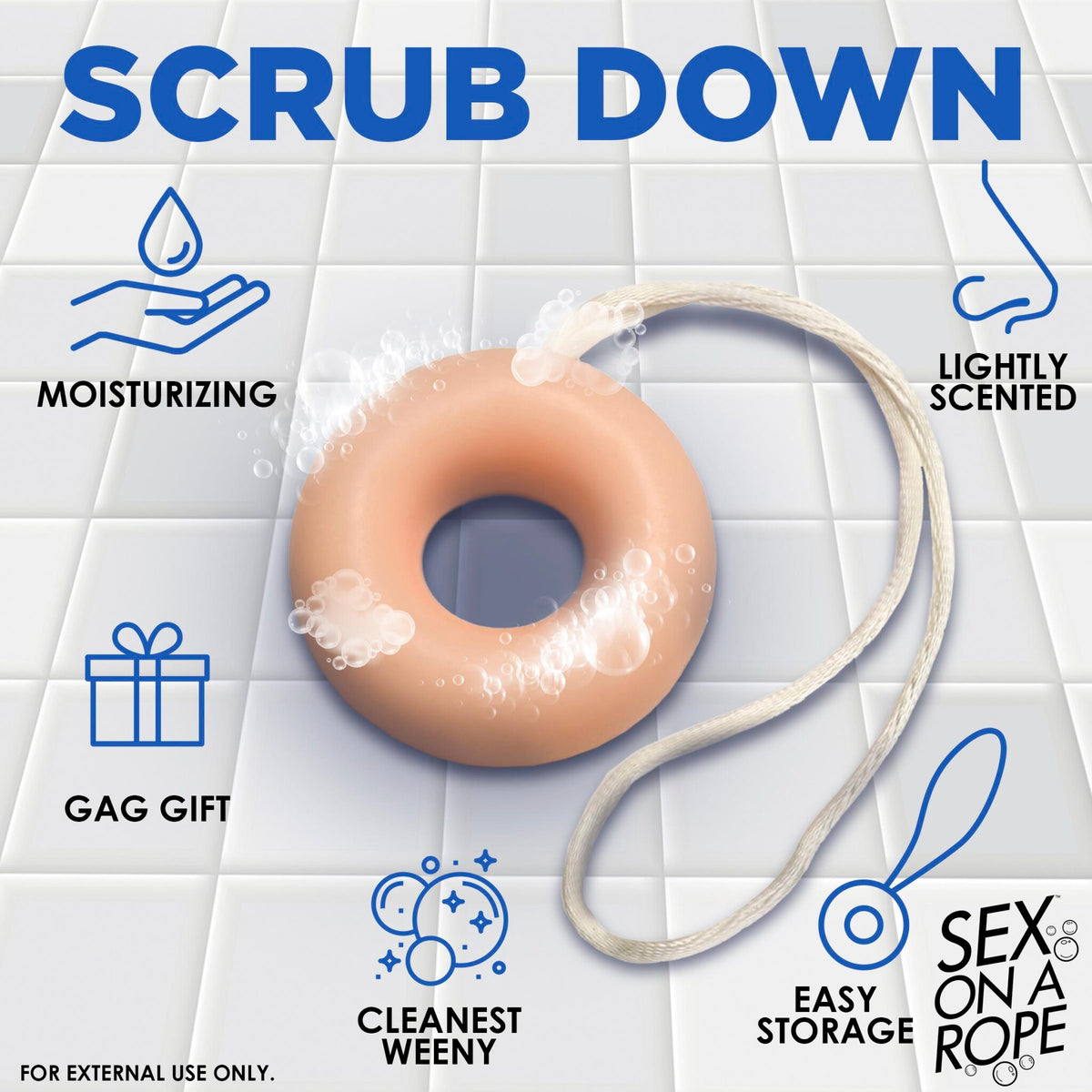Sex on a Rope - Tiny Weeny Washer Soap *