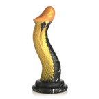Golden Mamba Snake Silicone Dildo