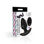 Rotating & Vibrating Silicone Plug w R/C