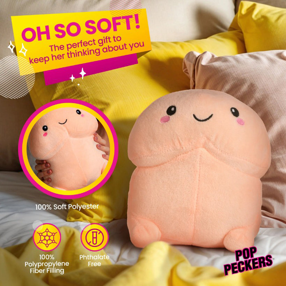 Chibi Happy Peckers Pillow - Medium *