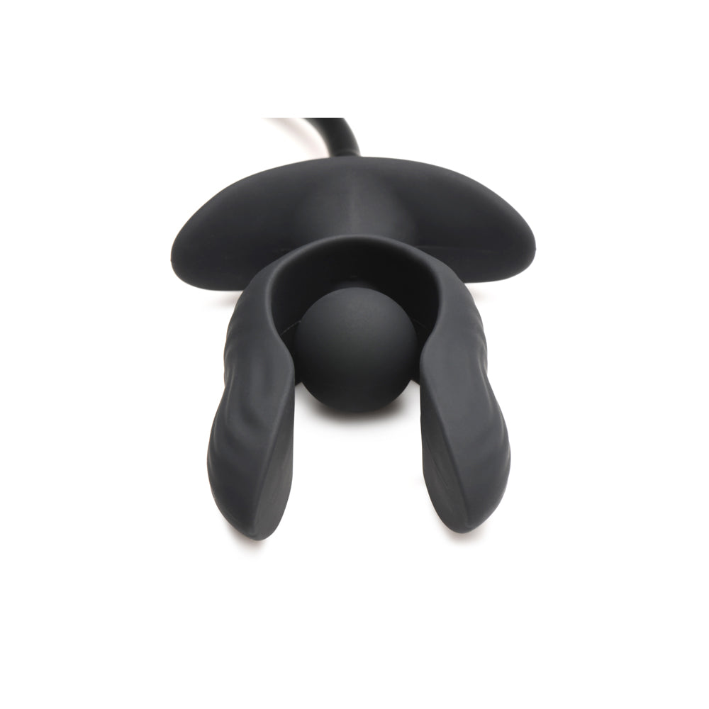 Dark Pearl Inflatable Vibrating Butt Plu