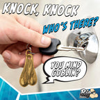 Big Nuts Brass Keychain