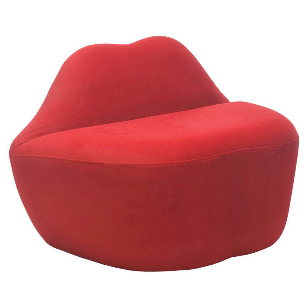 Lips Loveseat red velvet