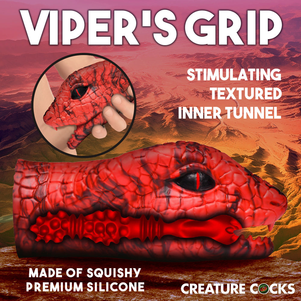 Serpentine Stroker Silicone - Red