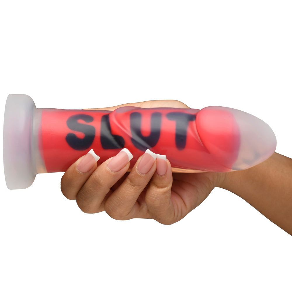SLUT Silicone Dildo