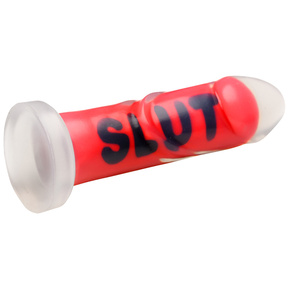 SLUT Silicone Dildo