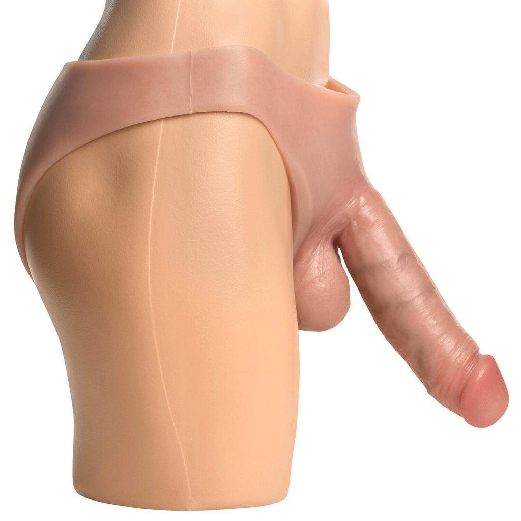 8" Stealth Silicone Strap-On