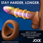 JOCK Silicone Cock & Ball Ring - Tan
