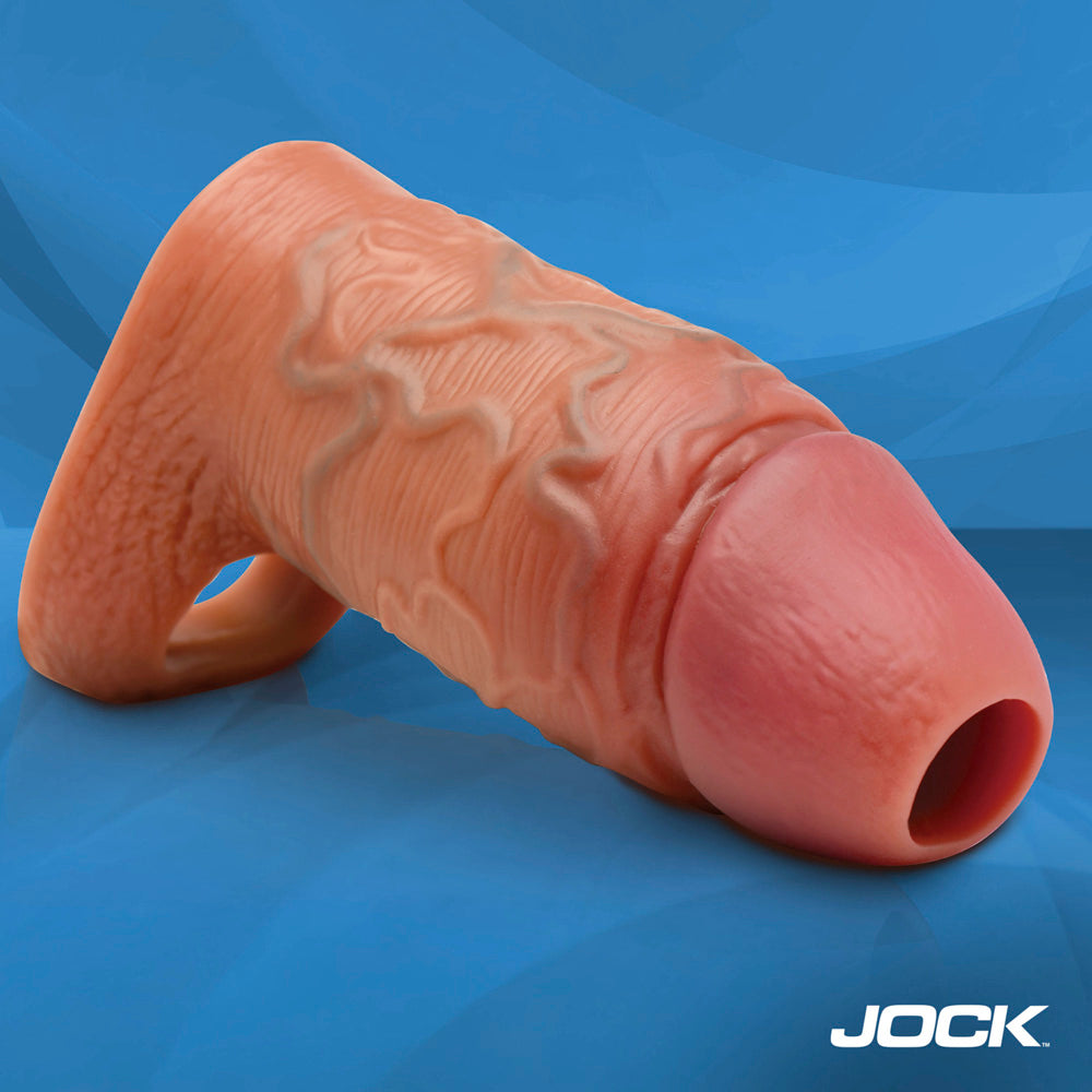 Enhancers Silicone Penis Extension Sleeve - Tan