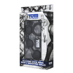 Tom of Finland Cock Ring w 3 heavy balls