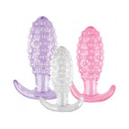 Wet Dreams - Crystal Ballers Anal Plugs 3 pack